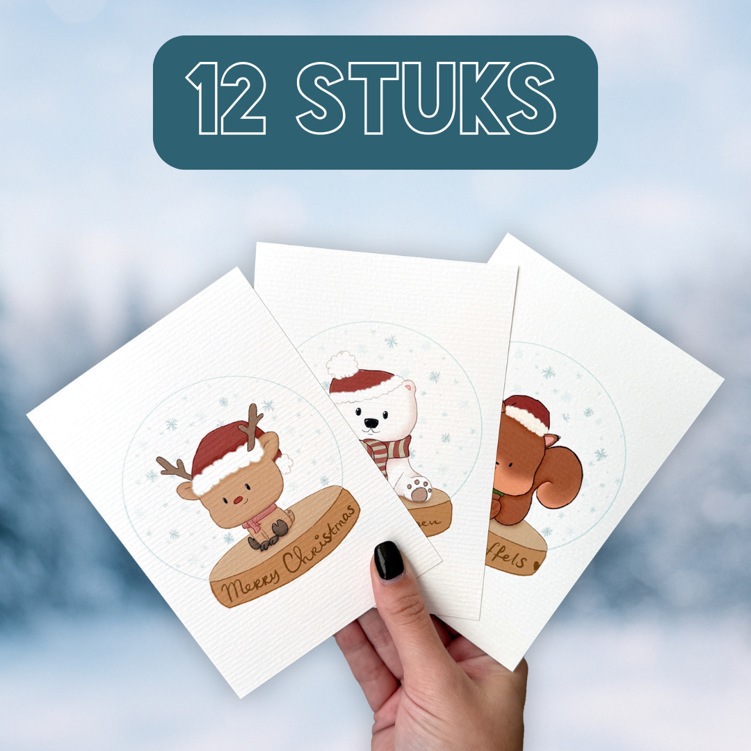 Mini Merry Kerstkaarten Set PRE ORDER
