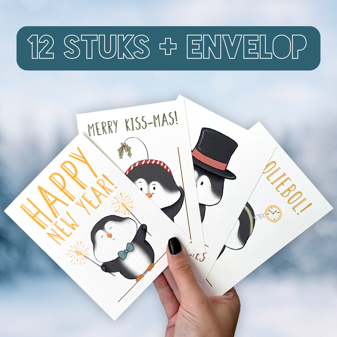 Mini Merry Kerstkaarten Set PRE ORDER