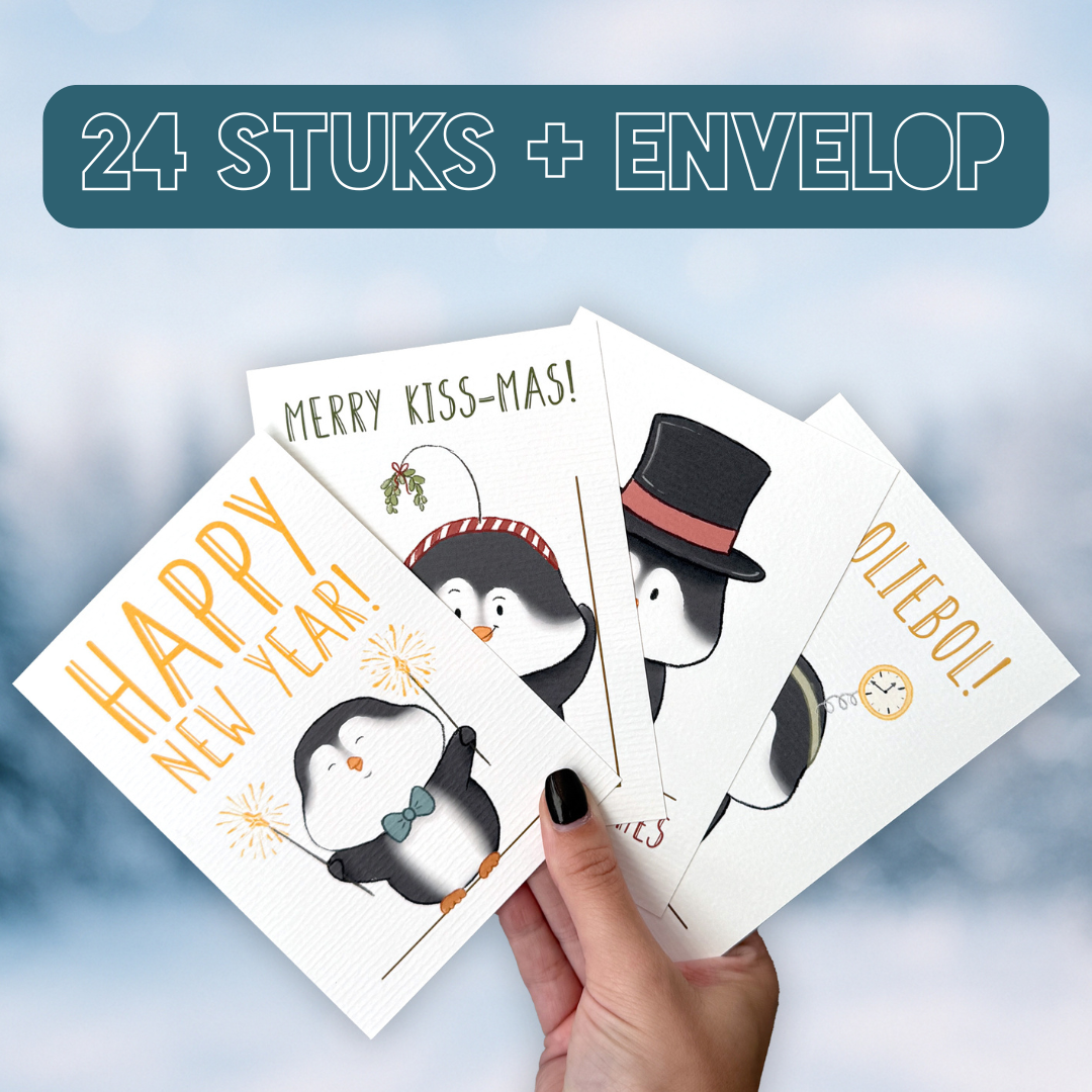 Jolly Jumbo Pack Kerstkaarten Set PRE ORDER